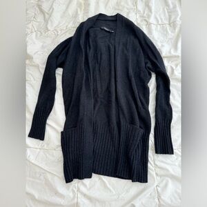 Talula black duster cardigan